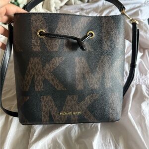 Michael Kors Black and Brown Women's Bag